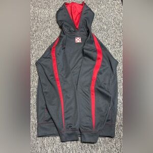 Gray‎ and Red Hoodie purina